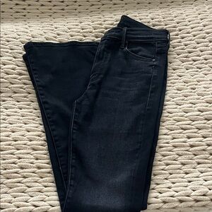 MOTHER Women's Black Boot Cut Jeans